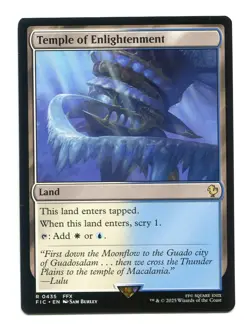 Temple of Enlightenment Commander #0435 NM Final Fantasy FIN MTG FIC Magic the - Image 1