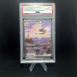 Charizard EX 199/165 PSA 10 Special Illustration Rare Holo Pokemon 151 English - Image 1