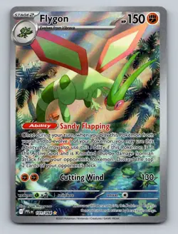 Pokemon TCG Flygon Holo Illustration Rare ME02: Phantasmal Flames 101/094 - Image 1