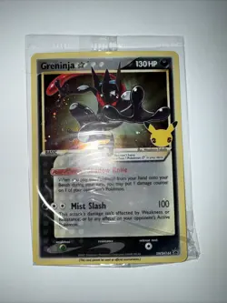 Greninja Gold Star Sealed SWSH144 2021 Celebrations Pokemon Black Star Promo - Image 1