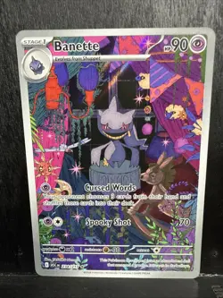 Banette 234/217 Ascended Heroes Full Art Illustration Rare Holo Pokemon TCG Mint - Image 1