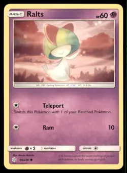 Pokemon TCG Ralts 80/236 Regular - Image 1