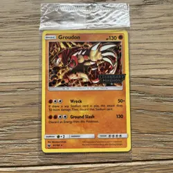 Pokemon Groudon 81/168 Holo SEALED - Legendary Pokemon Stamp GameStop Promo - Image 1