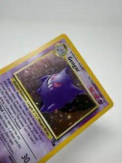 Pokemon Gengar 5/62 Fossil Holo Rare Unlimited WOTC Vintage Pokemon TCG - Image 3