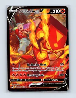 Centiskorch V TG14/TG30 Holo V Rare Lost Origin Trainer Gallery Pokemon NM - Image 1