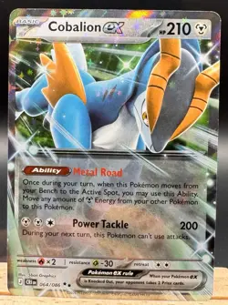 Cobalion ex 064/086 Double Rare Chaos Rising Pokemon TCG NM - Image 1
