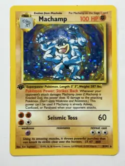 Pokemon - Machamp - 8/102 - 1st Edition - Image 1