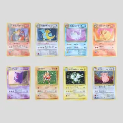 Japanese pokemon old back vintage Dark Charizard Dragonite Gengar Vaporeon - Image 2