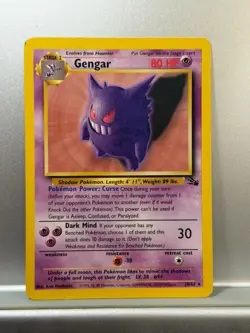 Pokemon - Gengar 20/62 - Fossil - Image 2