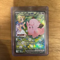 Lillie's Clefairy Ex SIR Pokemon Holo Journey Together 184/159 Near Mint - Image 1