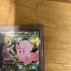 Lillie's Clefairy Ex SIR Pokemon Holo Journey Together 184/159 Near Mint - Image 3