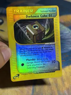 Darkness Cube 01 119/147 Reverse Holo Aquapolis E Series WOTC Pokemon E Reader - Image 3