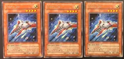 YUGIOH 3x Delta Tri Shining Darkness TSHD-EN030 1st Edition Rare NM Playset - Image 1