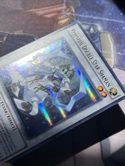 Celestial Double Star Shaman DUSA-EN018 Duelist Saga 1st Edition LP - Image 3