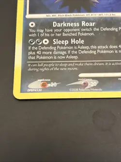 Pokemon Darkrai TCG Holo Rare Card Great Encounters 4/106 LP - Image 2