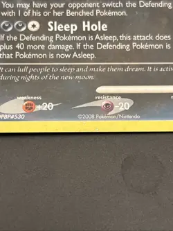 Pokemon Darkrai TCG Holo Rare Card Great Encounters 4/106 LP - Image 3