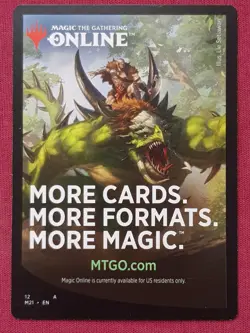 Magic The Gathering 2021 CORE SET M21 GARRUK UNLEASHED EMBLEM token card MTG - Image 2