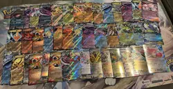 50+ Assorted Scarlet & Violet/ Mega Series Rare EX Pokemon TCG Card Lot - Image 2