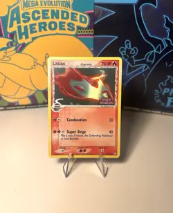 Latias Delta Species Reverse Holo Card #21/110 ExHolon Phantoms Logo - Image 1