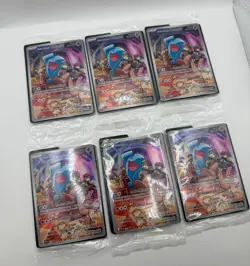 Team Rocket's Wobbuffet #203 SV: Scarlet & Violet Promo Card - Holo(Sealed) x 6 - Image 1