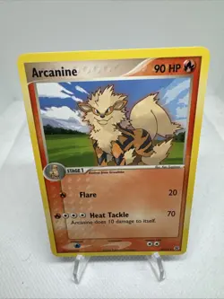 Growlithe Arcanine Lot Vintage WOTC + EX Reverse Holo Pokemon Cards - Image 4