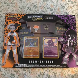 Pokemon TCG Champion's Path Special Pin Collection Game Cards Stow On Side 820650807411 - Image 1