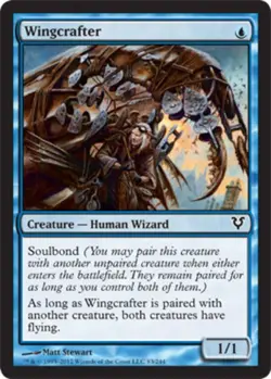 Wingcrafter - Foil Magic mtg Heavy Play, English Avacyn Restored x1 - Image 1