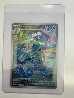 Frogadier 089/086 Chaos Rising IR 2026 NM card in hand RH Frogadier 021/086 - Image 3
