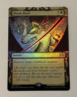MTG Doom Blade Strixhaven:Mystical Archives FOIL STA LP - Image 1