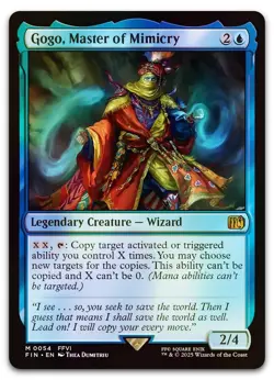 Gogo, Master of Mimicry #54 (Foil) (NM) Final Fantasy FIN Magic MTG - Image 1