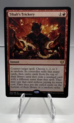 MTG Tibalt's Trickery Kaldheim Regular 153/285 - Image 1