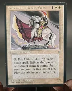 Order of the Sacred Torch Ice Age MTG Regular Lightly Played - Image 1