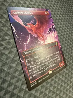 MTG Arclight Phoenix #0427 Anime Borderless Rare Ravnica Remastered (RVR) - Image 3