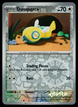 Dunsparce 120/159 Journey Together Pokemon Reverse Holo NM - Image 1