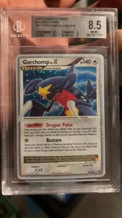 Garchomp Lv.X Majestic Dawn Holo Pokemon TCG Beckett BGS 8.5 Near Mint - Image 1