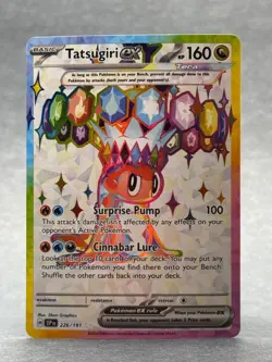 Pokemon - 226/191 Tatsugiri ex SV08 Surging Sparks Ultra Rare Holo NM TCG - Image 1