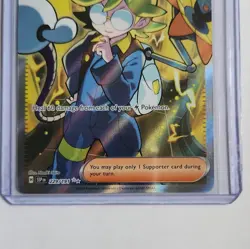 Pokemon Clemont's Quick Wit 229/191 Surging Sparks Ultra Rare Holo Trainer - Image 4