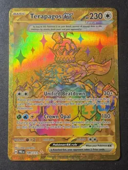 Terapagos ex 180/131 NM Prismatic Evolutions Holo Hyper Rare Pokemon Holo - Image 1
