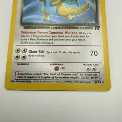 Dark Dragonite 22/82 Team Rocket Regular Pokemon Card +++ Non Holo - Image 2
