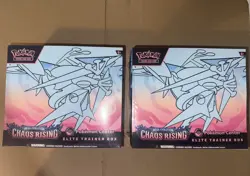 Pokemon Chaos Rising - Pokemon Center Elite Trainer Box ETB - Sealed X2 - Image 1