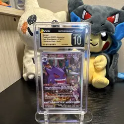 CGC Pristine 10 Gengar 074/071 Dark Phantasma JP Character Rare Holo 2022 - Image 1
