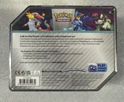 Pokemon Paldea Partners Tin (Skeledirge EX) FACTORY SEALED 5 Packs+promo - Image 3