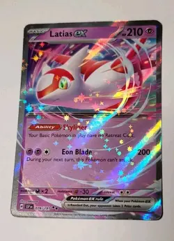 Pokemon Surging Sparks Ex Lot of 4 Latias EX, Milotic, Cyclizar & Black Kyurem - Image 2