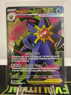 Pokemon Perfect Order Mega Starmie EX Ultra Rare 102/088 - Near Mint NM - Image 1