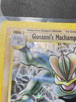 Giovanni's Machamp ⭐ 6/132 Holo Rare Gym Challenge 2000 Pokemon NM/LP Fast Ship - Image 3