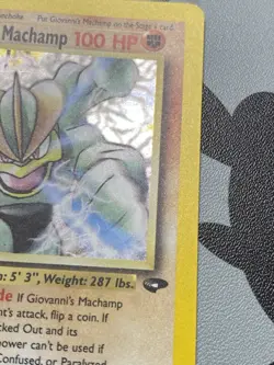 Giovanni's Machamp ⭐ 6/132 Holo Rare Gym Challenge 2000 Pokemon NM/LP Fast Ship - Image 4
