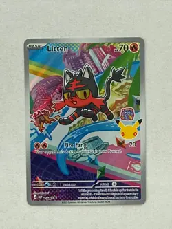 Litten 044 Holo Promo ME: Mega Evolution Promo Pokemon Near Mint - Image 1