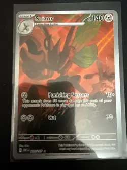 Pokemon SV03: Obsidian Flames Scizor 205/197 Illustration Rare LP - Image 1