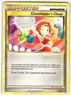 CHEERLEADER'S CHEER 71/95 HGSS UNLEASHED ENGLISH POKEMON TCG - Image 1