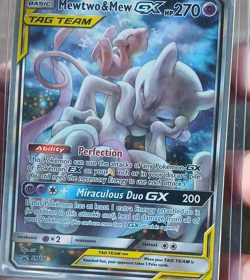 Pokemon TCG Mewtwo & Mew GX SM191 SM Black Star Promo Holo 270 HP English 2019 - Image 1